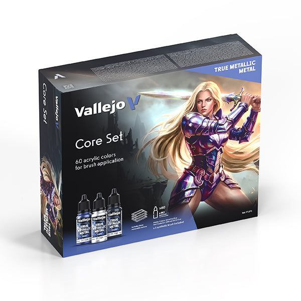 Vallejo True Metal Metallic Set: Core Set