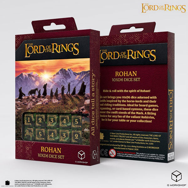 10d6 Set The Lord of the Rings - Rohan - Dice Set