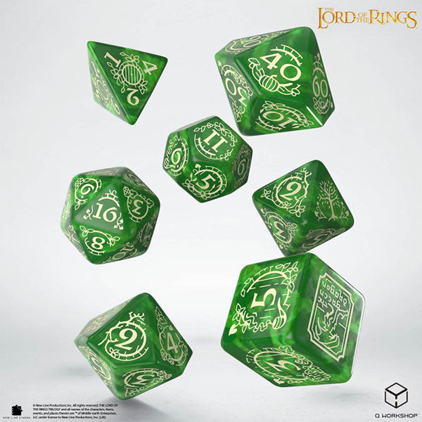 7-Die Set The Lord of the Rings - The Shire - Dice Set