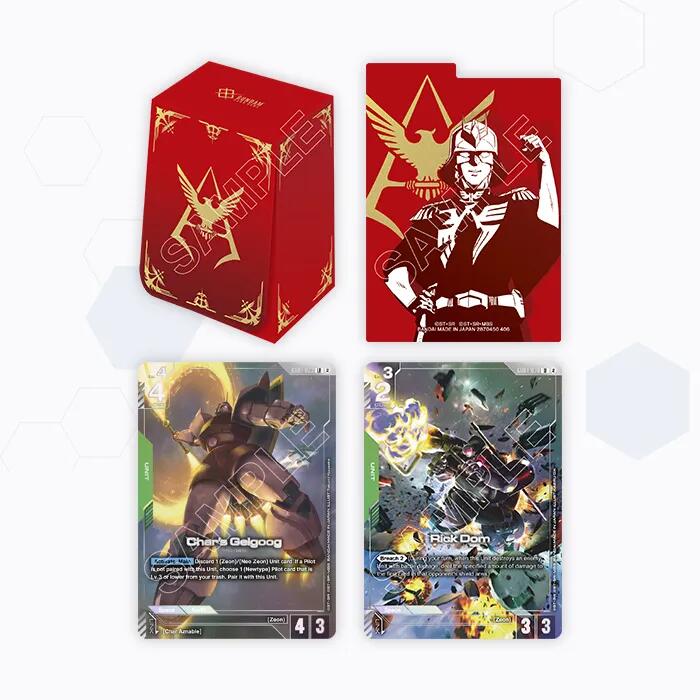 Gundam Card Game Official Deck Case Set 02