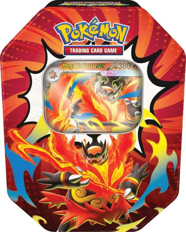 Pokemon Ascended Heroes Tin (Mega Emboar)