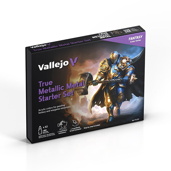 Vallejo True Metal Metallic Set: Starter Set