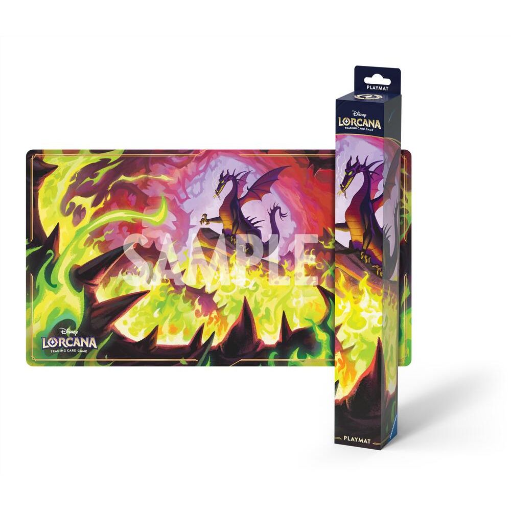 Disney Lorcana Winterspell Playmat - Dragon Fire