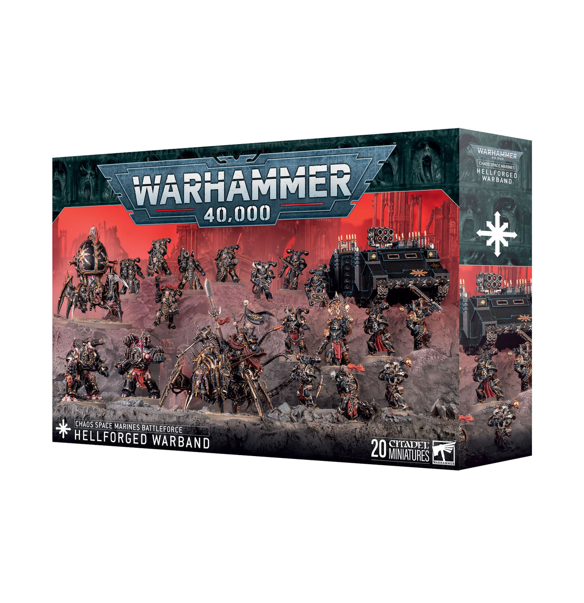 Warhammer 40,000 - Chaos Space Marines Hellforged Warband