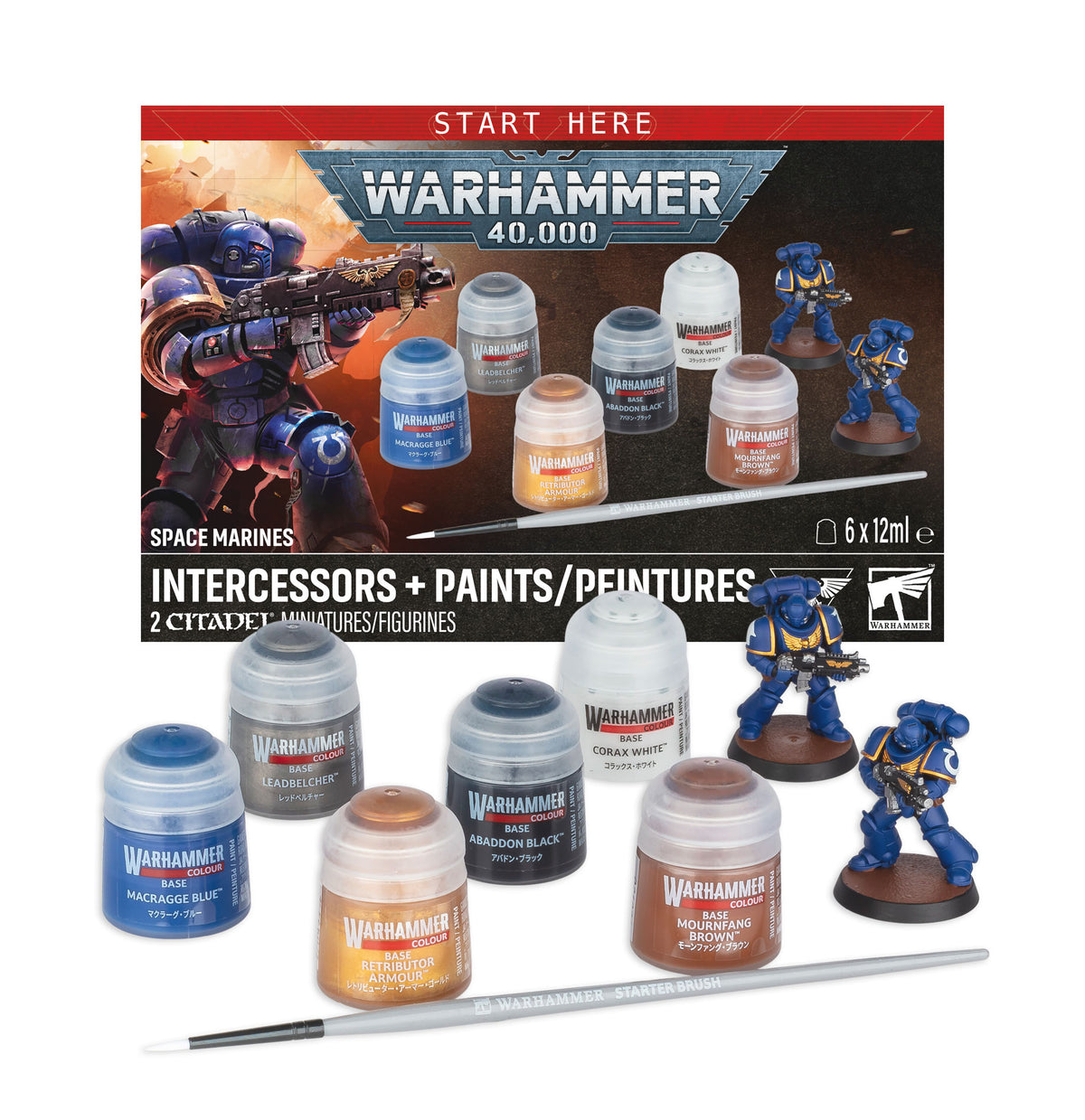 Warhammer 40,000 Intercessors + Paints