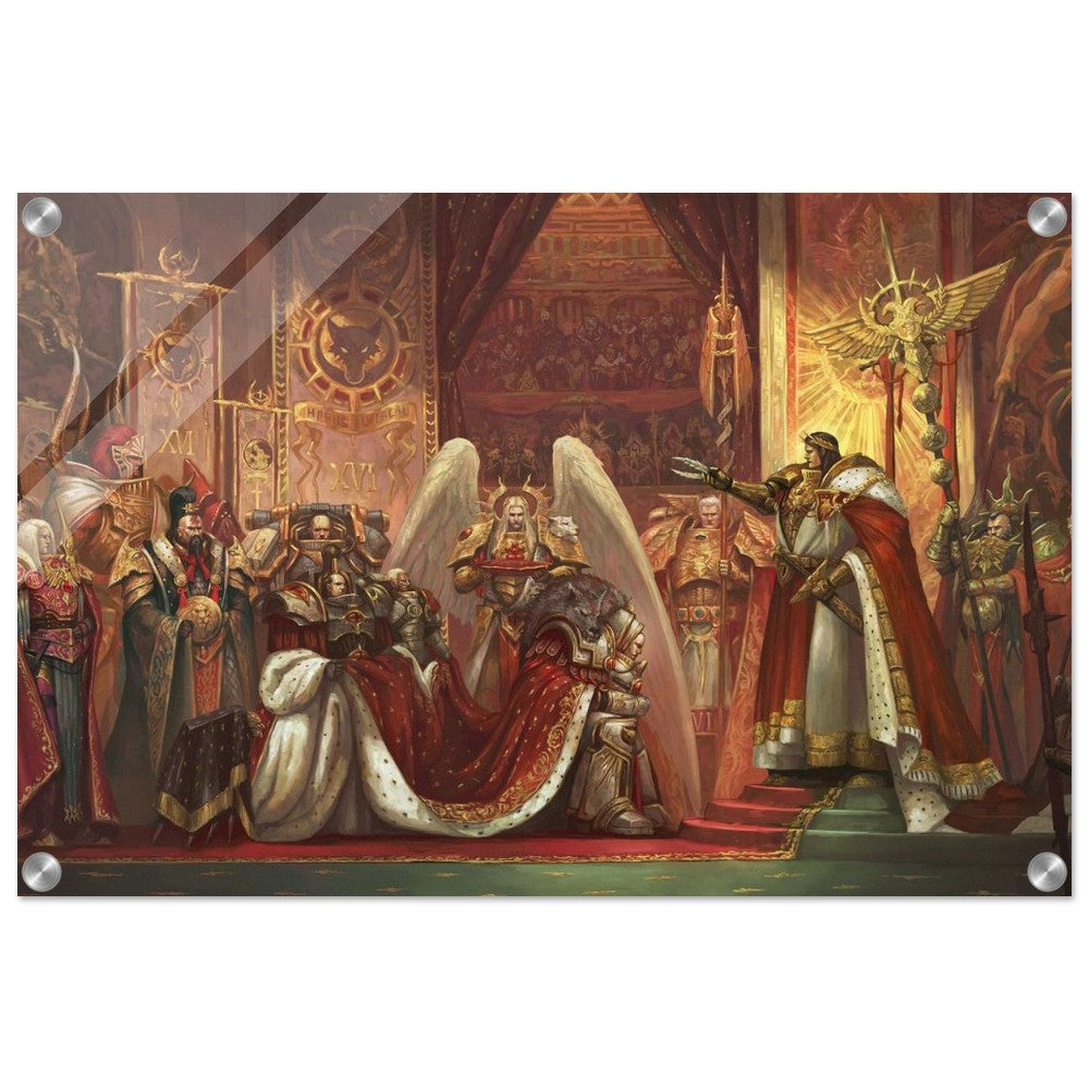 "The Warmaster's Coronation" by LJ Koh.  Acrylic Print 40x60 cm / 16x24″