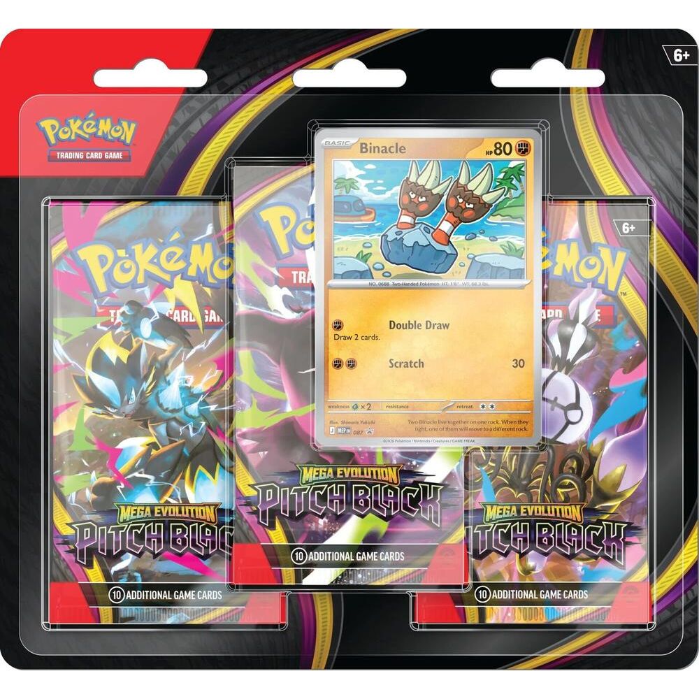Pitch Black 3-Pack Blister [Binacle] - ME05: Pitch Black (ME05)