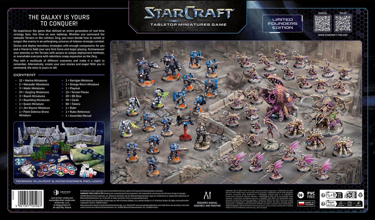 StarCraft Tabletop Miniatures Game: Two-Player Starter Set - Founders Edition