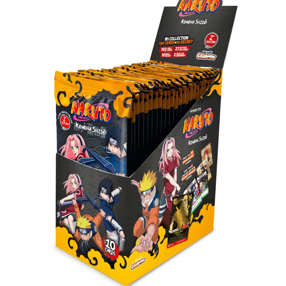 Naruto Mythos TCG – Set 1 Konoha Shidō: 2nd Edition Booster Box