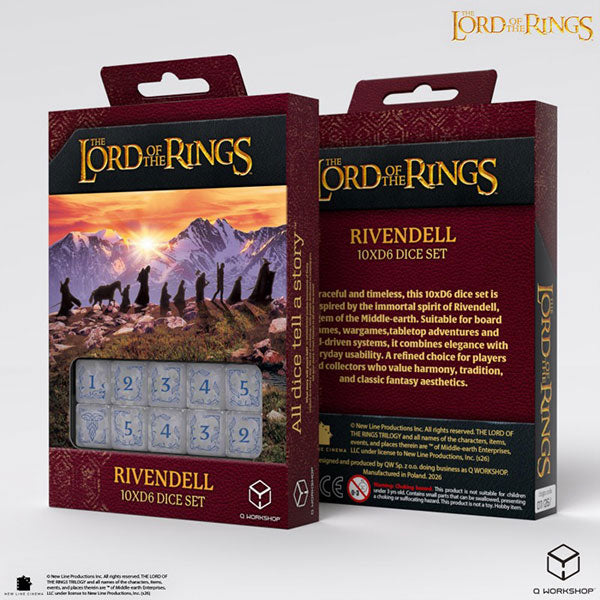 10d6 Set The Lord of the Rings - Rivendell - Dice Set