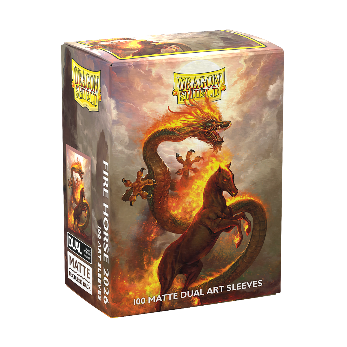 Dragon Shield Fire Horse 2026 Matte Dual Art Sleeves