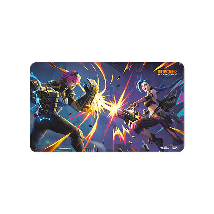 Riftbound Vendetta Vi Vs Jinx Playmat