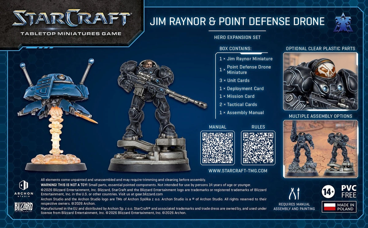 StarCraft TMG - Jim Raynor & Point Defense Drone