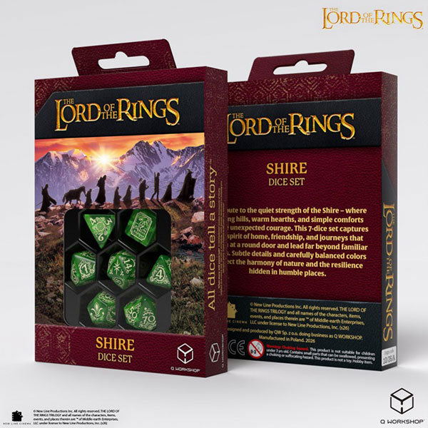 7-Die Set The Lord of the Rings - The Shire - Dice Set