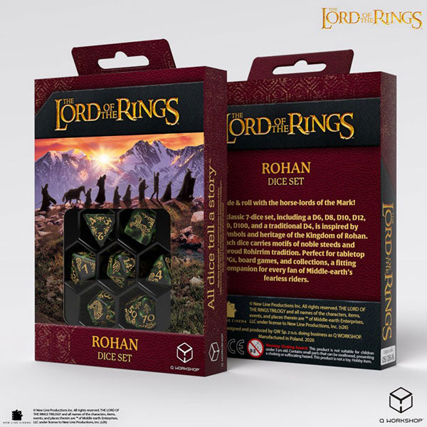 7-Die Set The Lord of the Rings - Rohan - Dice Set