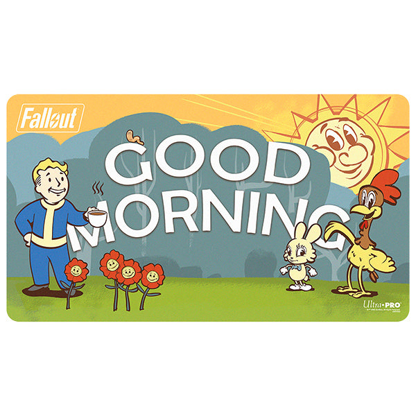 UltraPro Fallout Double Sided Playmat - Good Morning/Good Evening