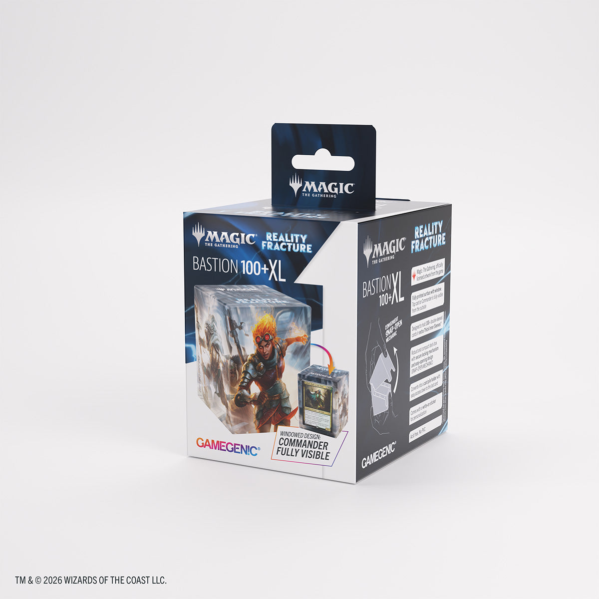 GameGenic Reality Fracture Bastion Deckbox 100+XL - Charge the Sanctum